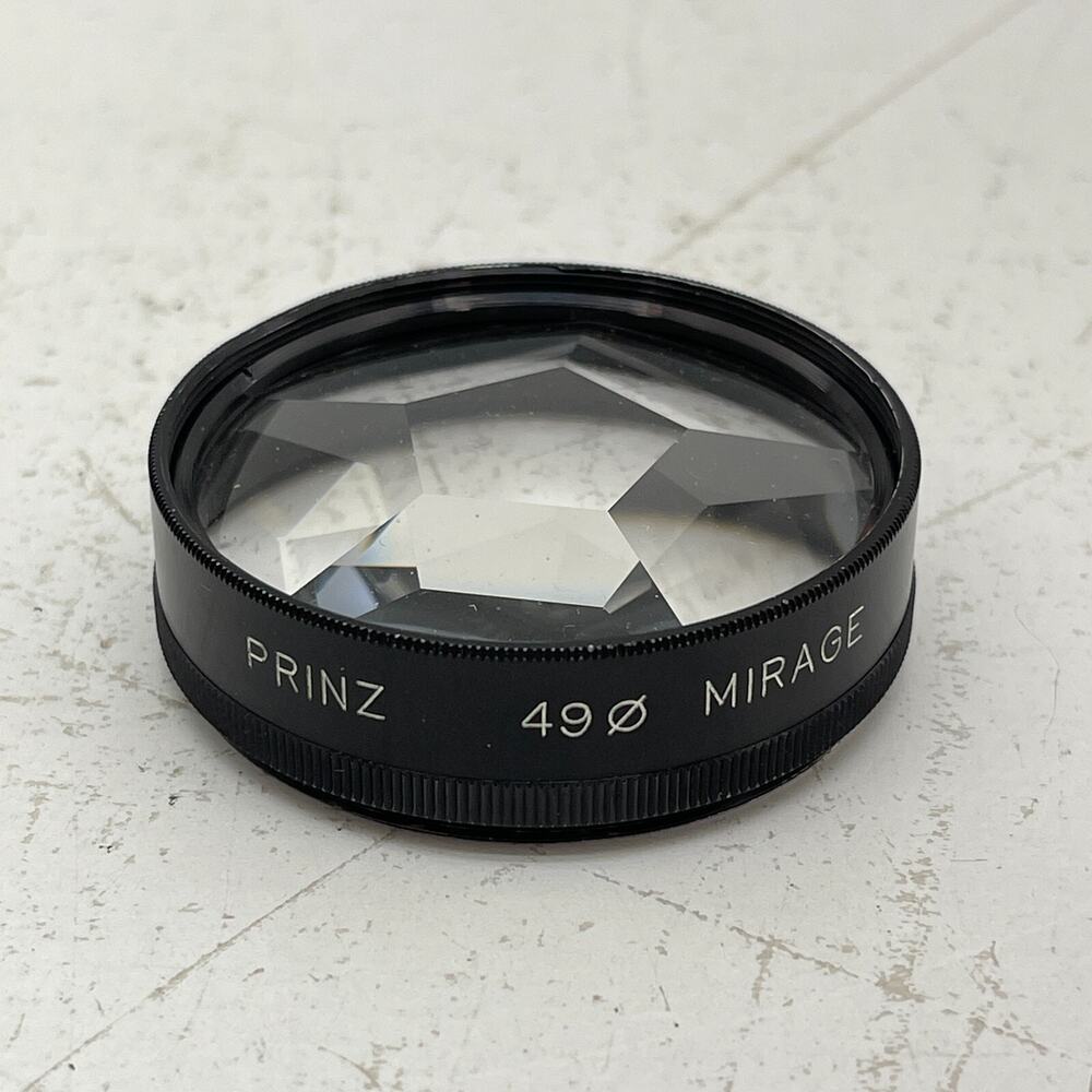 Vintage Prinz 49 Mirage Clear 2" Has Stem + 6-panels Made in Japan